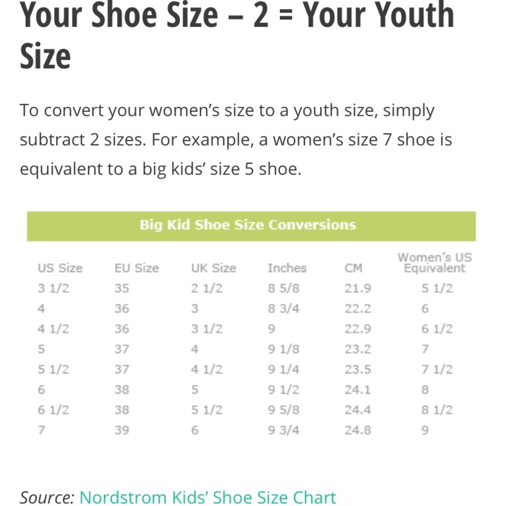 Youth to Adult > Adult to Youth Conversion